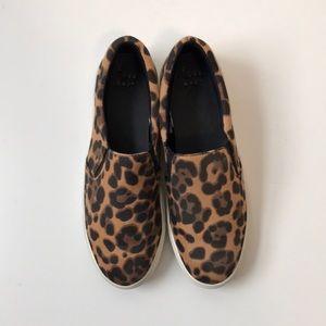 Cute, Leopard print, a new day slip on sneakers!
